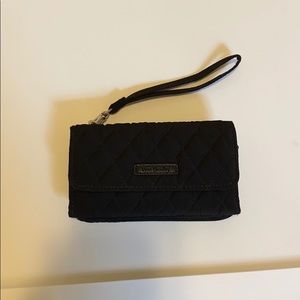 Vera Bradley wristlet with phone holder